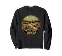 Design Artistique Vintage de Terlingua Ghost and Town Sweatshirt