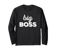 Design Assorti Big Boss pour Maman ou Papa Manche Longue