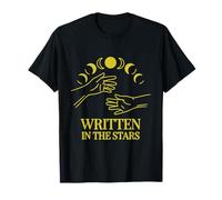 Design Astrologique écrit dans Les étoiles Phases de la Lune T-Shirt