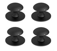 Design astucieux : remplacez vos poignées cassées ou manquantes avec ce lot de 4 en aluminium (gris)