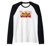 Design Audacieux du Bélier, Signe de Feu Passionné Manche Raglan
