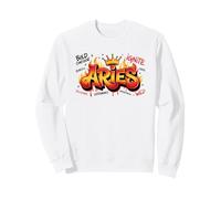 Design Audacieux du Bélier, Signe de Feu Passionné Sweatshirt