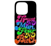 Design Audacieux « Trust No Man Fear Noone » Coque pour iPhone 14 Pro