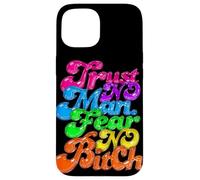 Design Audacieux « Trust No Man Fear Noone » Coque pour iPhone 15