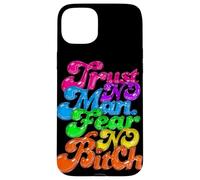 Design Audacieux « Trust No Man Fear Noone » Coque pour iPhone 15 Plus