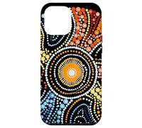 Design Authentique de Style aborigène Dot Art Coque pour iPhone 12 Pro Max