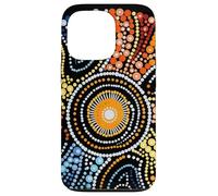 Design Authentique de Style aborigène Dot Art Coque pour iPhone 13 Pro