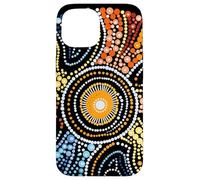 Design Authentique de Style aborigène Dot Art Coque pour iPhone 15