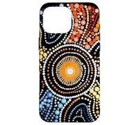 Design Authentique de Style aborigène Dot Art Coque pour iPhone 16 Pro Max