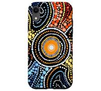 Design Authentique de Style aborigène Dot Art Coque pour iPhone XR