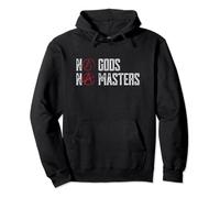 Design avec slogan « No Gods No Masters » et « Anarchist Atheist » Sweat à Capuche