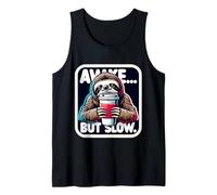 Design Awake But Slow Sloth Café Débardeur
