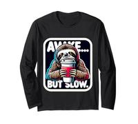 Design Awake But Slow Sloth Café Manche Longue