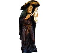Design Baba Yaga HEXE Figure Statue Sculpture Figurines Décoration