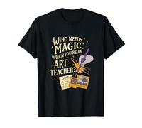 Design baguette magique pour professeur d'art T-Shirt