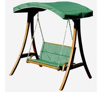 Design balancelle de Jardin Fauteuil de Jardin mélèze Bois avec Toit modèle Rio-Vert de AS-S