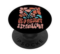 Design « Be a Pleasant Human Floral Values » PopSockets PopGrip Adhésif