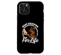 Design « Best Friends » pour Les Amoureux du Berger Allemand Coque pour iPhone 11 Pro