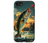 Design Big Bass Catch pour papa ou pêcheur à la retraite Coque pour iPhone SE (2020) / 7 / 8