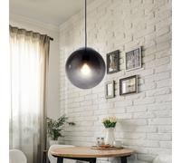 Design Bille Suspendu Spot Plafonniers Fumée Clients Chambre Verre Lampe