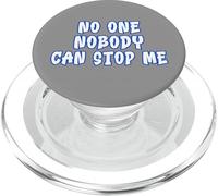 Design Binnie Karma No One Nobody Can Stop Me PopSockets PopGrip pour MagSafe