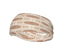 Design bohème dessiné à la main - Light Luxury05 - Décoration sportive tendance - Bandeau résistant à la transpiration - Bandeau pour cheveux - Respirant - Équipement de fitness pour homme et femme
