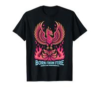 Design « Born from Fire Phoenix Rebirth » T-Shirt