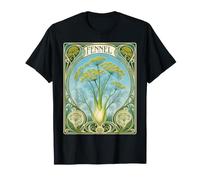 Design botanique de fenouil Art Nouveau T-Shirt