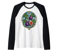 Design botanique de figuier Art Nouveau Manche Raglan