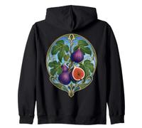 Design botanique de figuier Art Nouveau Sweat à Capuche