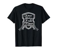 Design Bouclier Cycle 2 « to Know God and to Make Him Known » T-Shirt