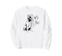 Design Bull Mastiff Let's Go! - Happy Bull Mastiff Sweatshirt