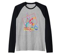 Design Bulmudo coloré - Art martial coréen, méditation zen Manche Raglan