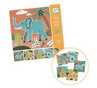 DESIGN BY Pochoirs Animaux Sauvages (Min. 2 u.) Autocollants, Multicolore (38916)