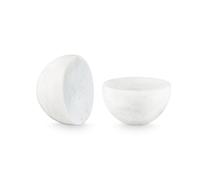 Design By Us Get A Grip #1 Lot de Deux Poignées en Marbre Blanc
