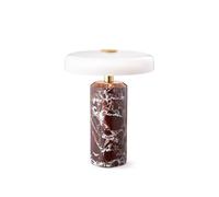 Design By Us Lampe de table Trip Ø17x21 cm en marbre Bordeaux - opalin