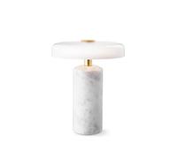 Design By Us Lampe de table Trip Ø17x21 cm en marbre Opalin brillant