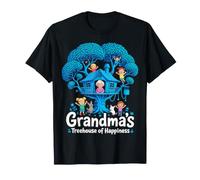Design cabane dans l'arbre du Bonheur de Grand-mère T-Shirt