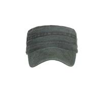 Design Cadet Casquette en coton avec dessus plat pour fœtus, Vert, Taille unique