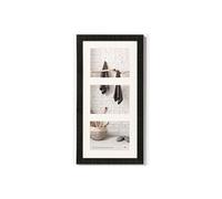 Walther Design Walther Cadre Photo Design Noir 3X 15x20 cm galerie avec Passe-Partout, Home Cadre en Bois HO352B