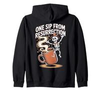 Design café Squelette One Sip from Resurrection Sweat à Capuche