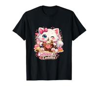 Design caféine et câlins Super Mignons Chat et Chaton café T-Shirt