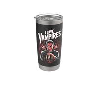 Design captivant « I Love Vampires » Gobelet isotherme en acier inoxydable double paroi