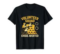 Design caritatif Crisis Averted Volunteer Squad T-Shirt