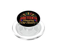 Design Célébration de Juneteenth et de Notre Histoire PopSockets PopGrip pour MagSafe