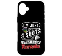 Design chantant karaoké pour fête karaoké Coque pour iPhone 16 Plus