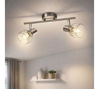 Design Chrome Plafonnier Salon Spot Lampe Couloir Cage Projecteur Mobile