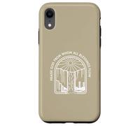 Design Citation des hymnes de louange du culte chrétien Coque pour iPhone XR