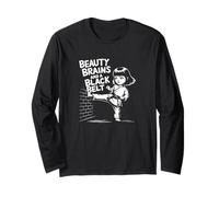 Design Citation Karate Fille Forte Manche Longue