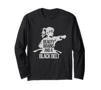 Design Citation Karate Fille Forte Manche Longue